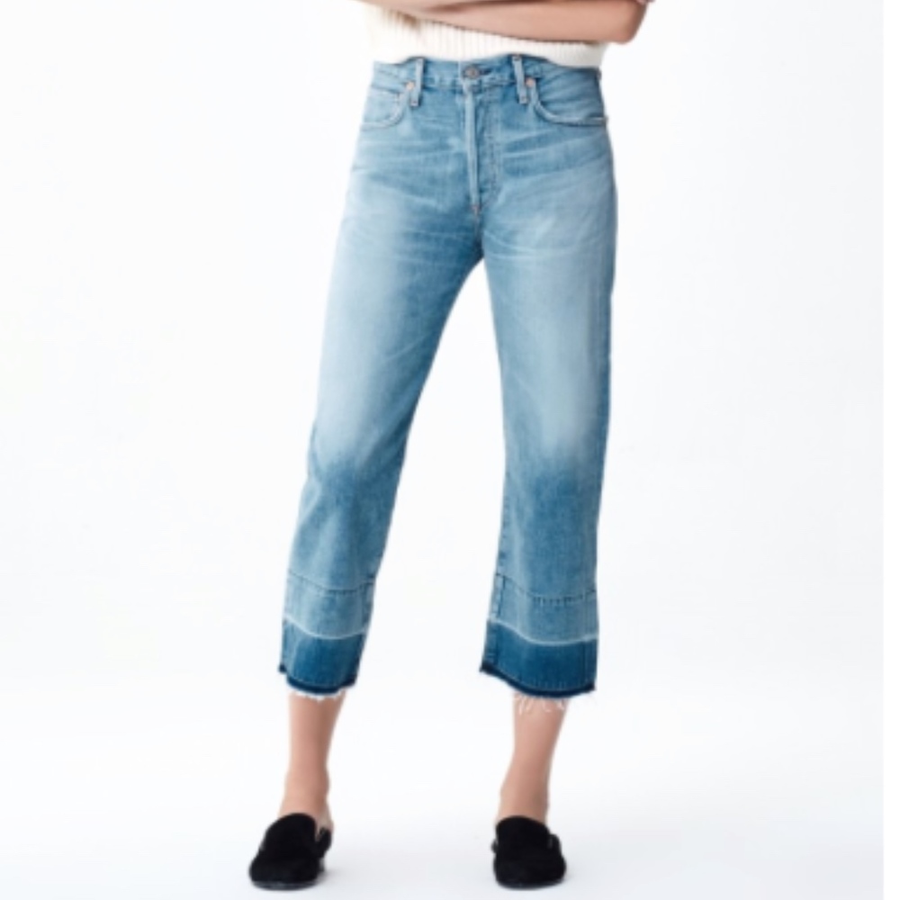 CoH Cora High Rise Relaxed Crop in Horizon 29